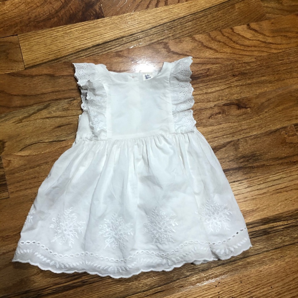 12M white lace dress